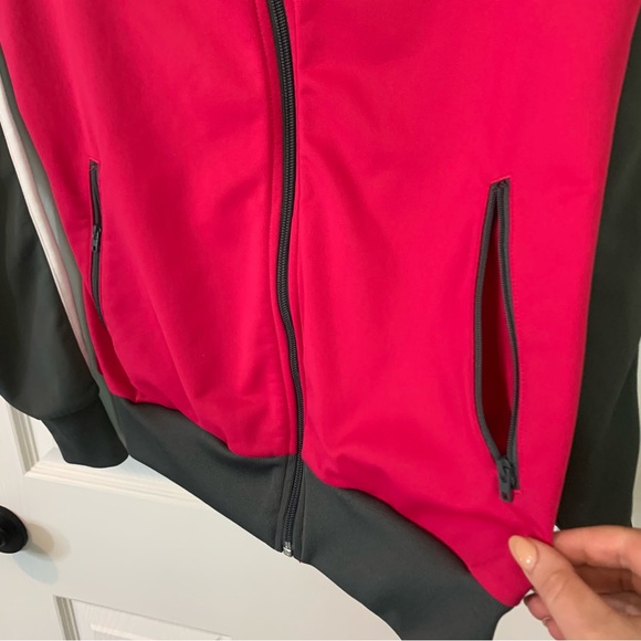 Nike the Athletic Dept Zip Up Pink and Grey Sports Jacket, size L - Picture 5 of 9
